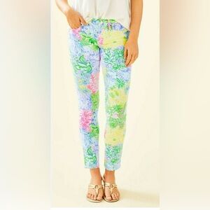 Lilly Pulitzer South Ocean Ankle Skinny Jeans